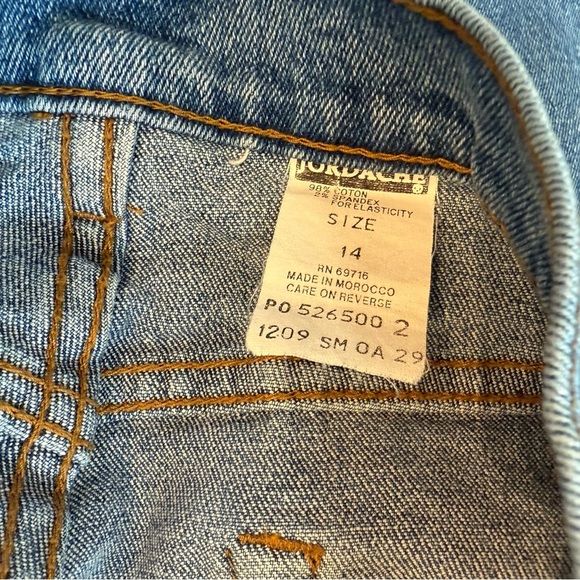 Vintage Jordache High Rise Straight‎ Leg Classic Blue Denim Jeans Women's 14 EUC - Picture 8 of 11
